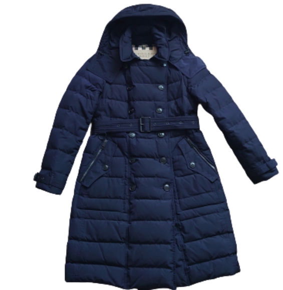 Burberry Jackets & Blazers - BURBERRY Brit Double-Breasted Belted Down Coat